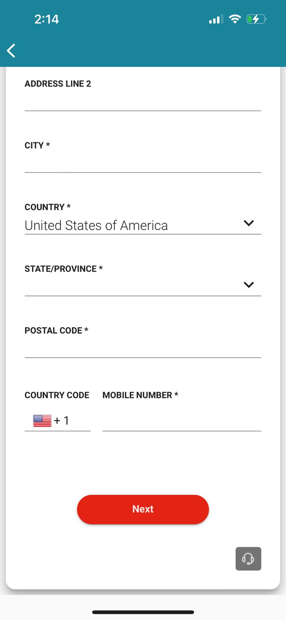 Create Account